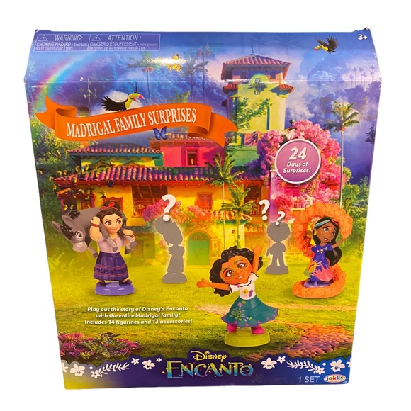 Disney Encanto Madrigal Family Surprises Advent Calendar 27 Pieces 24 Days NEW - Picture 1 of 9
